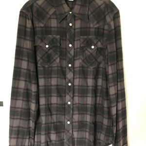 True Religion Flannel Button-Up Shirt
